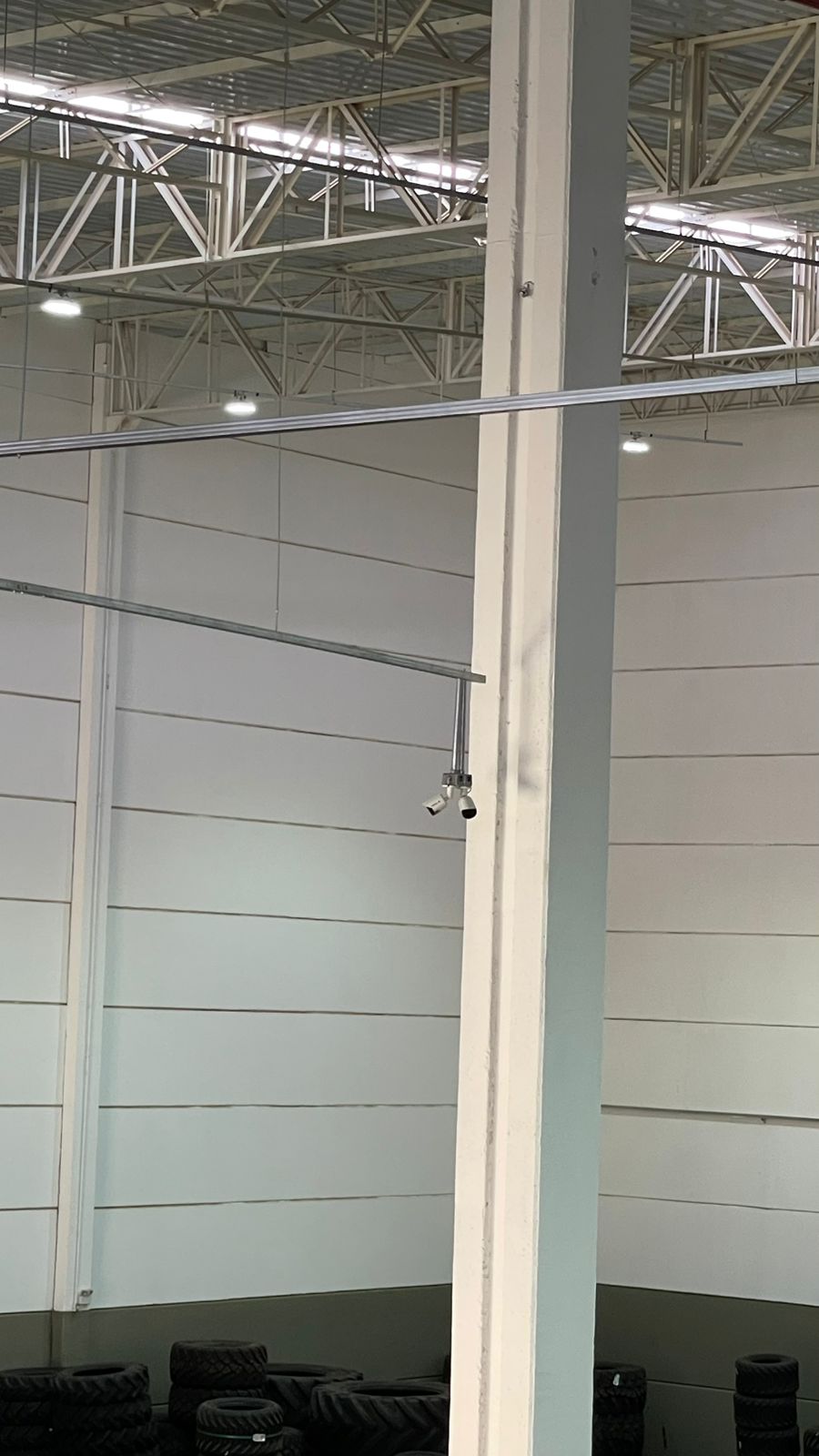Câmera com tecnologia WDR instalada na doca