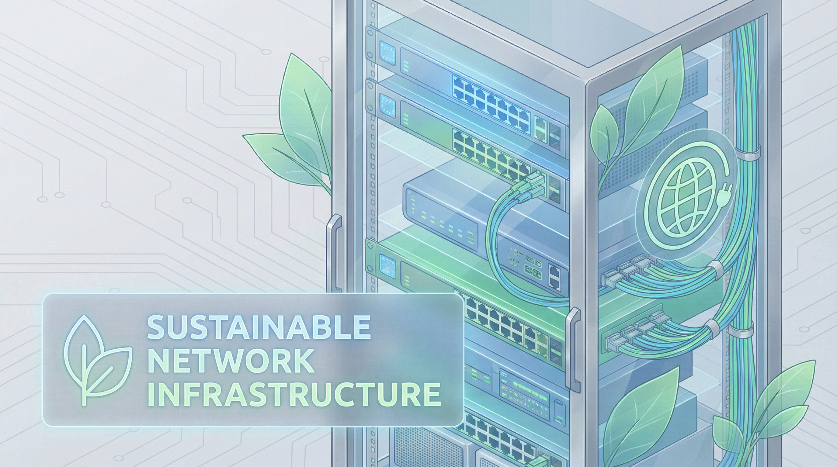 Sustentabilidade e eficiência energética em infraestrutura de rede