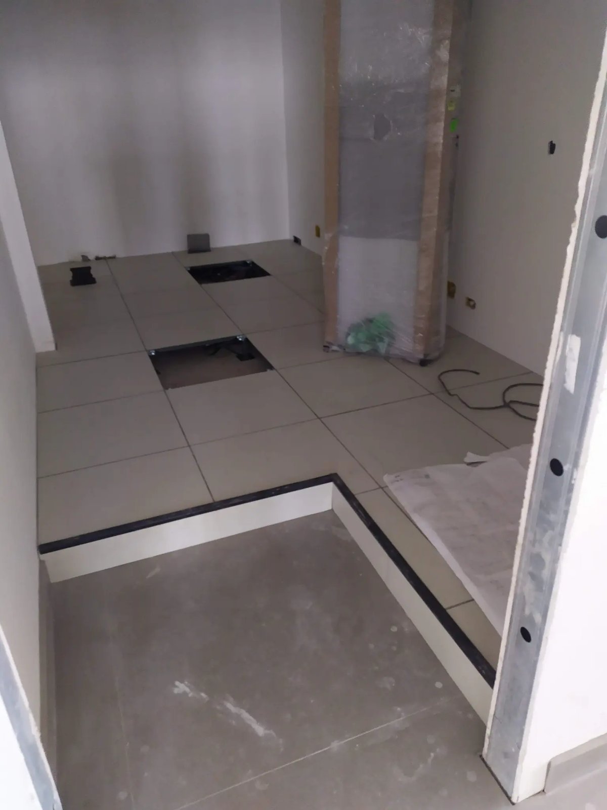 Início da instalação do Data Center