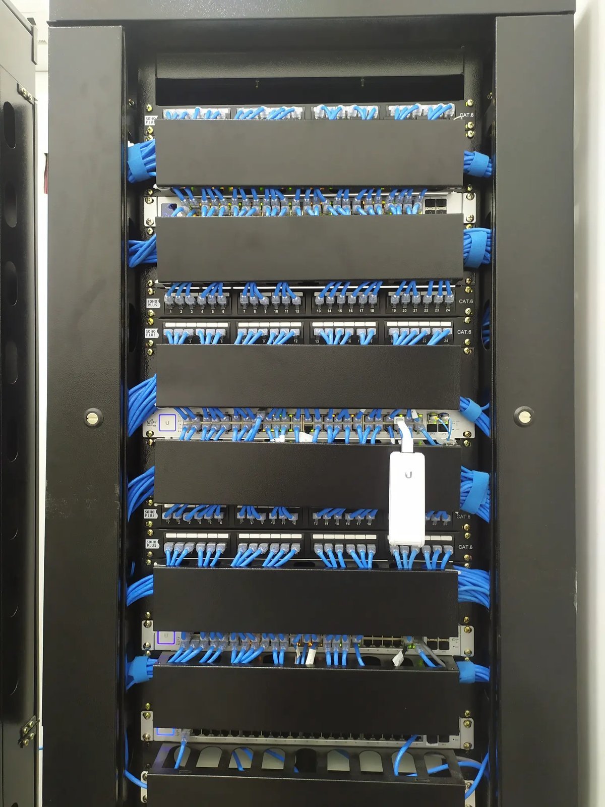 Rack de TI finalizado